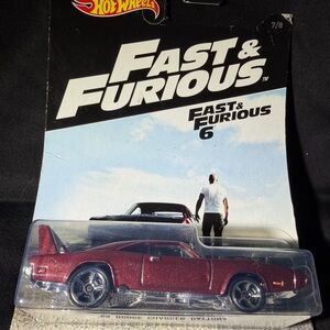 Hot Wheels Fast & Furious Metallic Red Dodge Charger